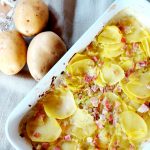 Kartoffel-Gratin mit Lauch