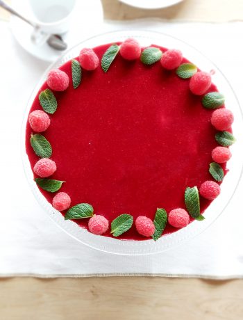 Mohn-Topfen-HImbeer-Torte