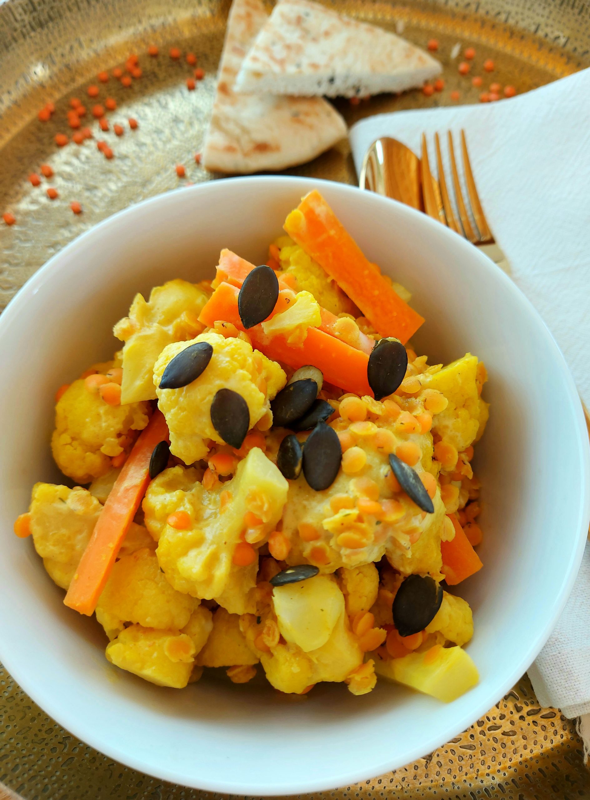 Blumenkohl-Linsen-Curry