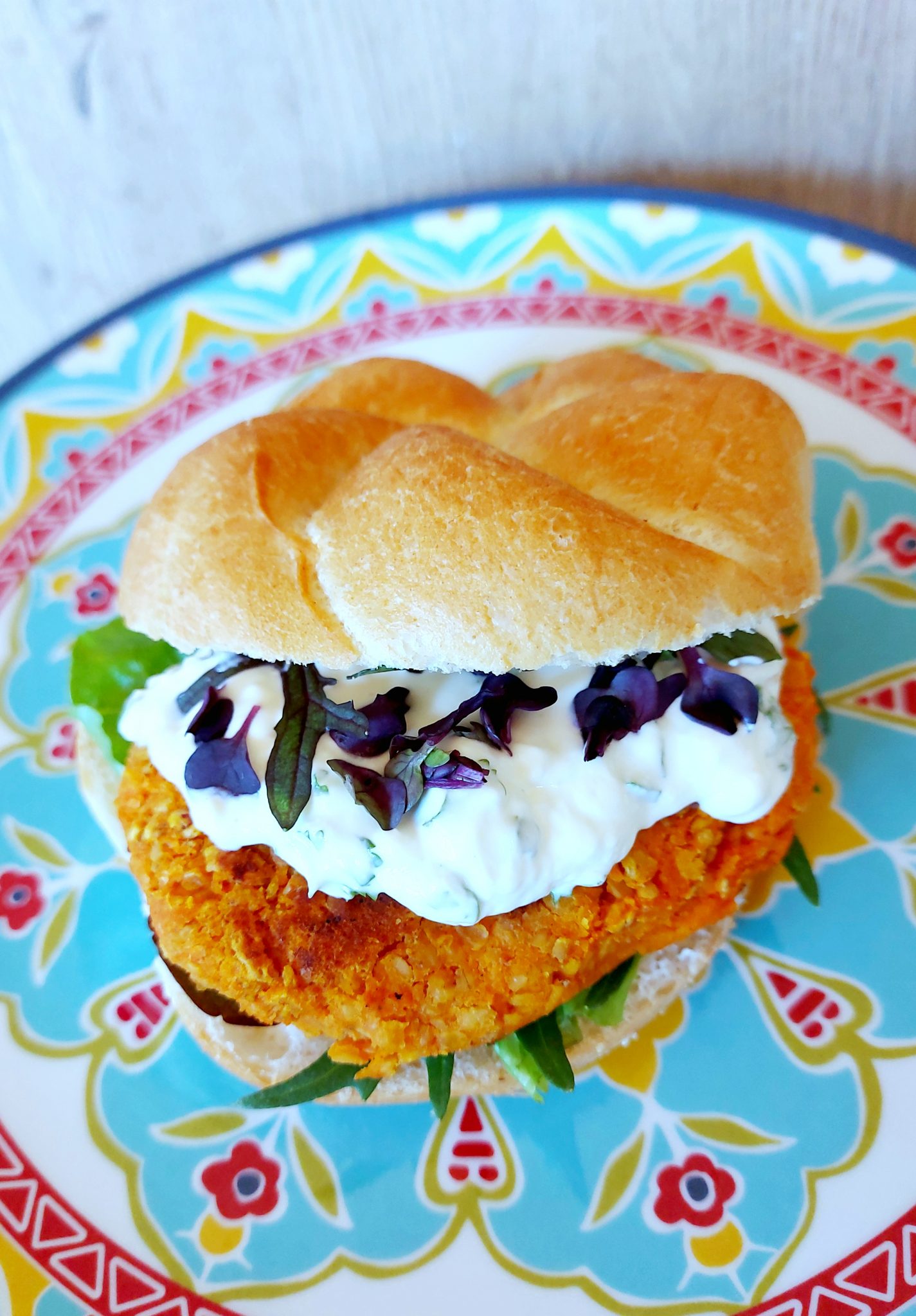 SüßkartoffelKichererbsenBurger Schlemmerlein