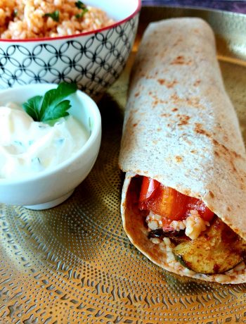 Orientalische Veggie-Wraps