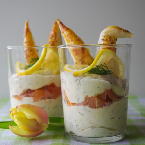 Sauerrahm-Lachs-Mousse