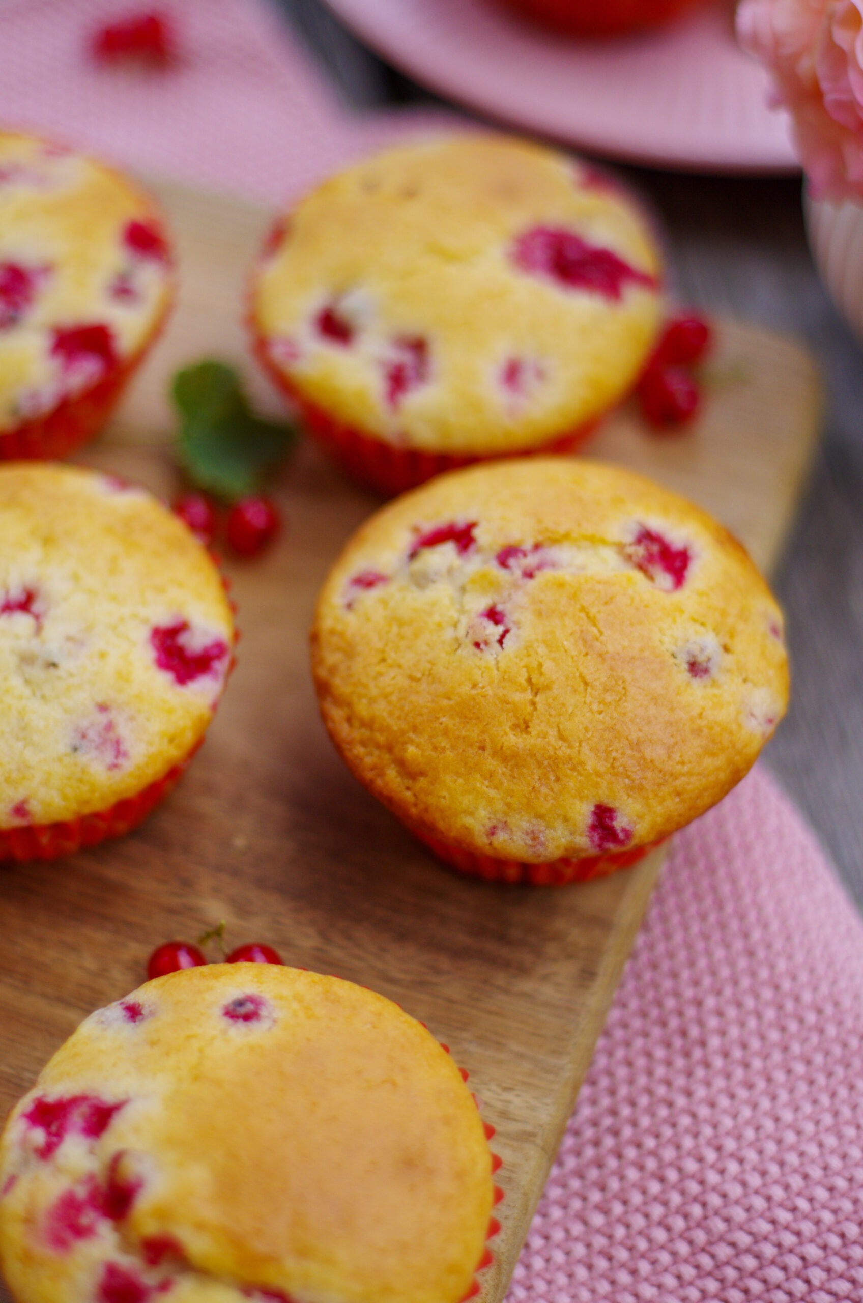 Saftige Johannisbeer-Muffins