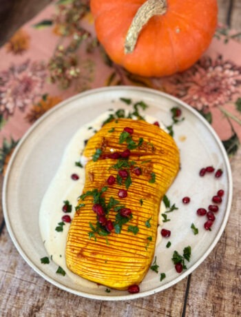 Hasselback Kürbis