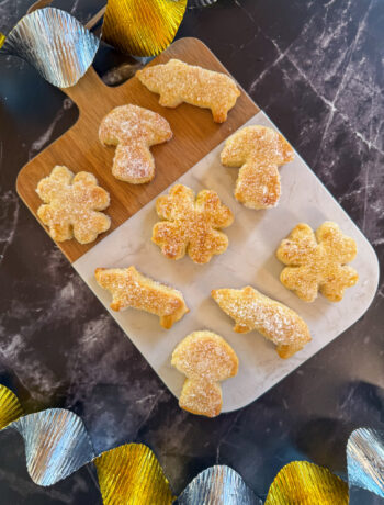 Glücksbringer aus Topfenteig