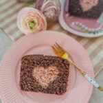 Rotweinkuchen mit Herz