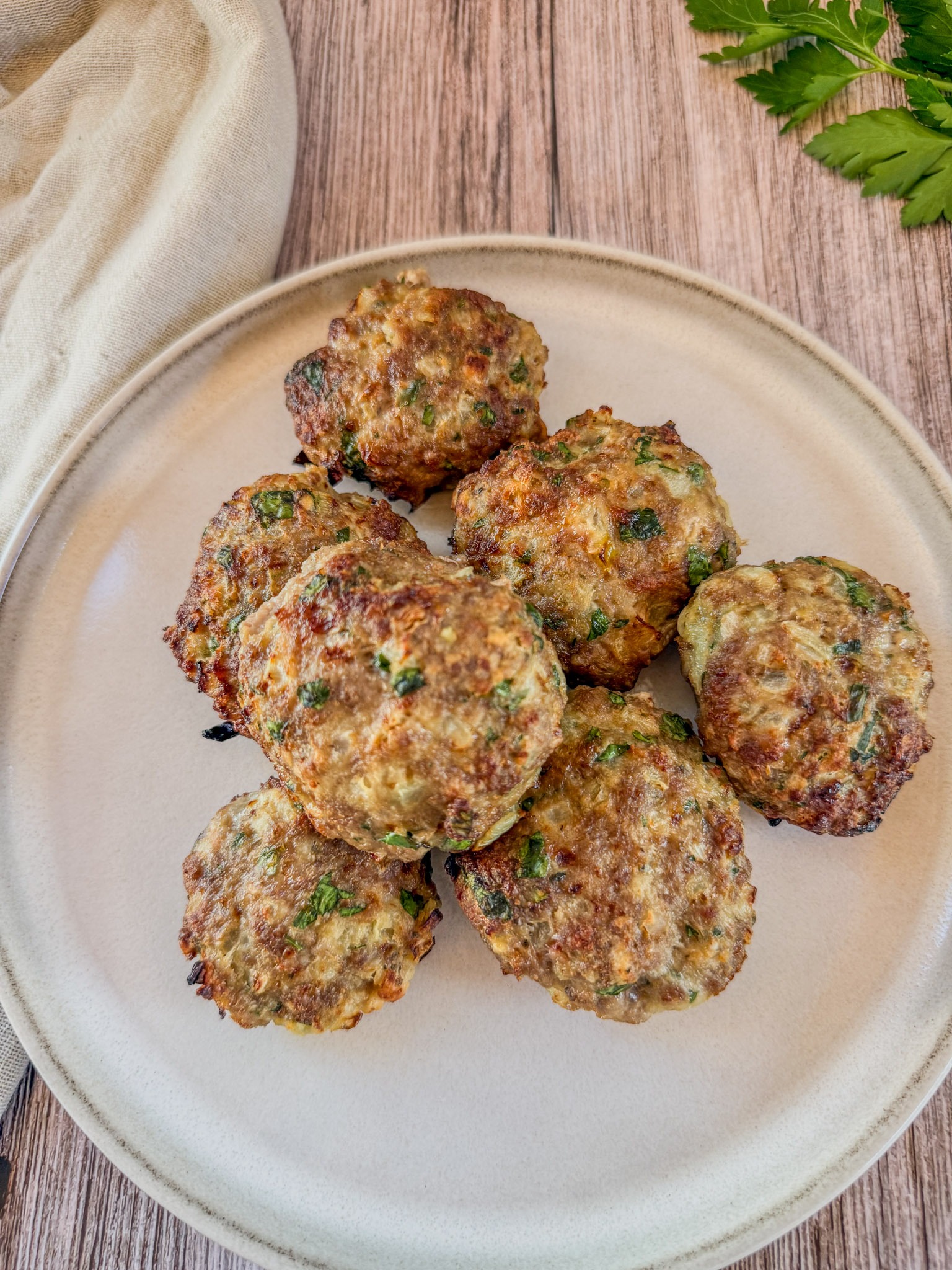 Fleischlaibchen aus dem Airfryer