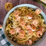 Onepot Spargelnudeln mit Garnelen