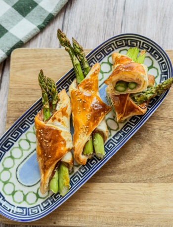 Spargel Blätterteigtaschen