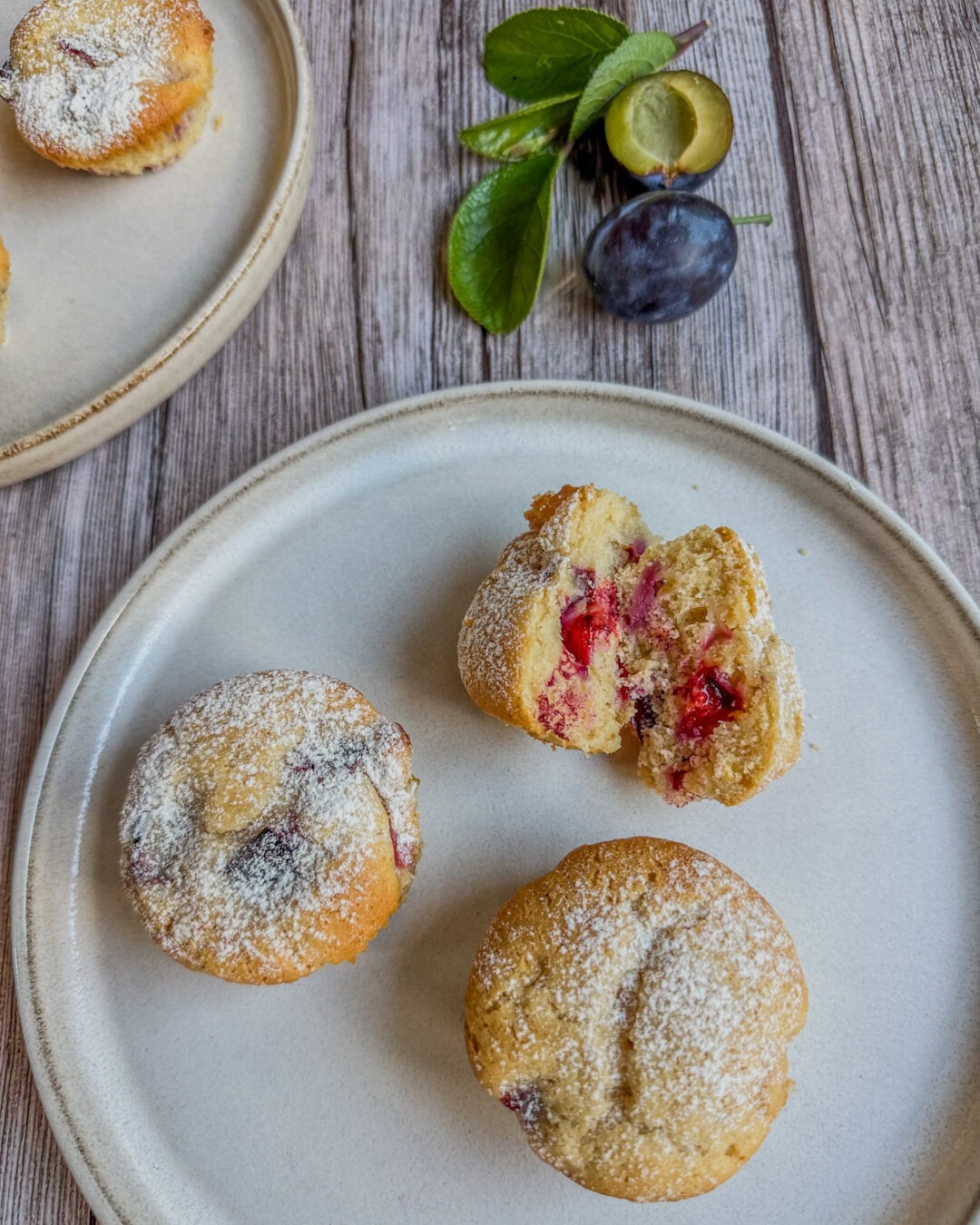 Zwetschken-Muffins mit Marzipan