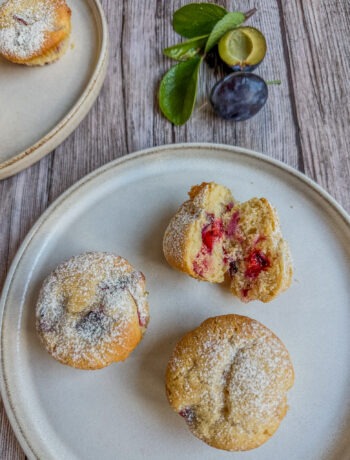 Zwetschken-Muffins mit Marzipan