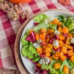 Herbstsalat mit geröstetem Kürbis